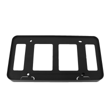 Suporte para placa de carro, para-choque dianteiro, estrutura de montagem