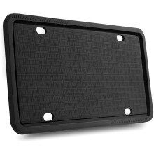 Molduras para Placas de Veículos - Moldura de Placa de Silicone com Design Patenteado, 5 Furos de Drenagem,