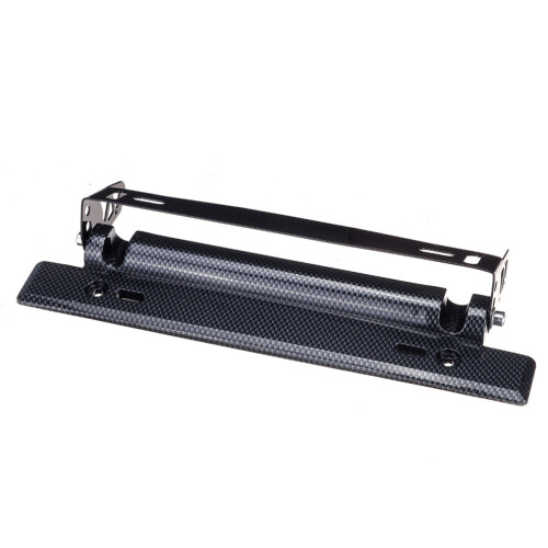 Neu Universal Auto Einstellbare Carbon Fiber Kennzeichen Rahmen Halter Halterung Multi-farbe 1