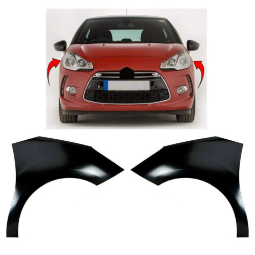 Citroen Ds3 2010-2016 Front Wing Primed Pair Left & Right