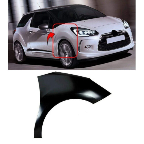 Ds3 2016-2019 Front Wing Primed Driver Side