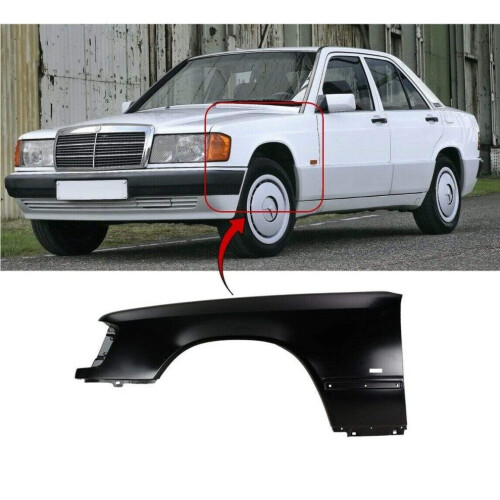 Mercedes E-Class W124 1984-1995 Front Wing Passenger Side With Hole
