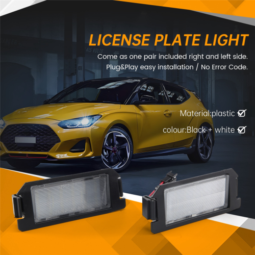 Luz de placa de 18 LEDs para 2D 2