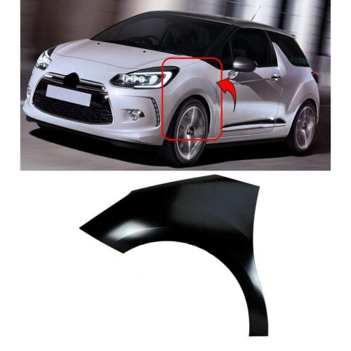 Ds3 2016-2019 Front Wing Primed Passenger Side