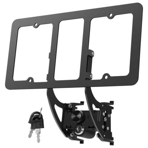 Suporte de placa frontal com trava para Modelo Y Modelo 3
