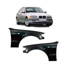 BMW 3 E46 Berlina/Touring 2001-2005 Parafango anteriore primerizzato, coppia sinistra e destra