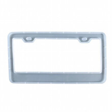 Molde de resina para moldura de placa, capa protetora de placa de carro, molde de silicone