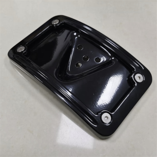 Suporte de placa de licença curvo para Fat Bob Super Glide 2