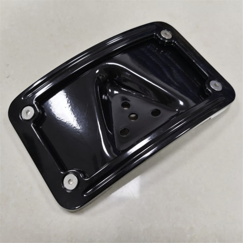 Suporte de placa de licença curvo para Fat Bob Super Glide 1