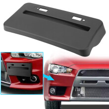 1 peça de base reposicionadora de moldura de placa de carro ABS para para-choque dianteiro automático,