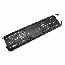 Moldura de placa de carro padrão europeu da UE à prova d'água Moldura de placa de veículo Suporte de