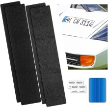 Conjunto de suporte de placa de velcro sem moldura autoadesivo 2 peças - Suporte de placa para todos