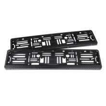 Echt Carbon Fiber Euro Nummernschild Surround Halter Rahmen Deutsch