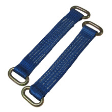 Vehicle Recovery Alloy Wheel Straps 12" - Set of 2 (Oval Links Car)