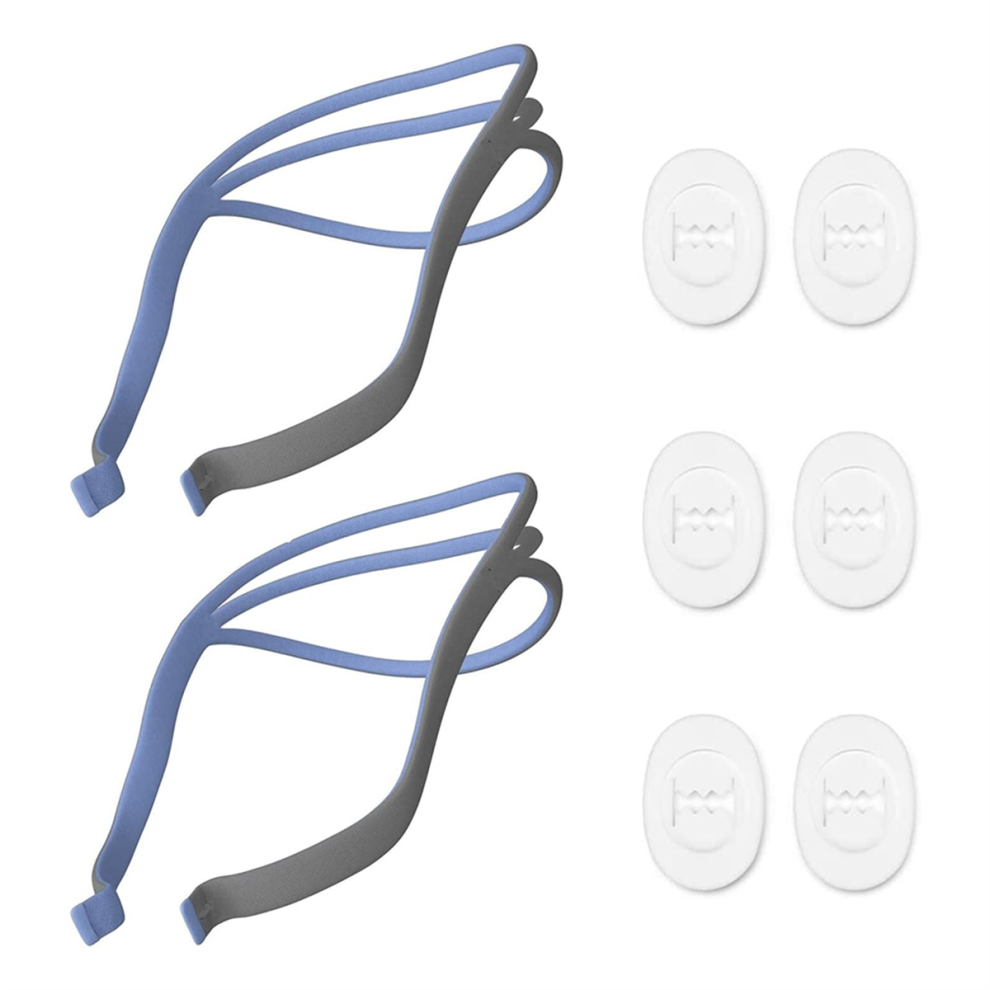 Lot de 2 sangles pour masque CPAP et oreiller nasal P10
