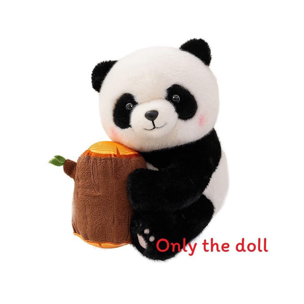 (Tree Trunk, 35cm) Cute Holding Panda Bamboo And Stump Plush Toy For Birthdays And Collectors-image-OPC-PHF2QQP-NEW