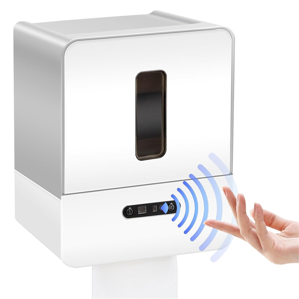 Smart Touchless Toilet Paper Dispenser, with Night Light,USB Charging-image-OPC-PHF2QXC-NEW