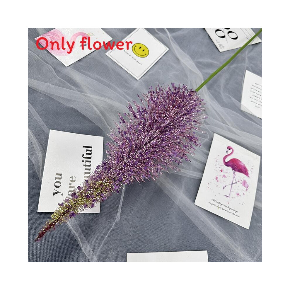 (Deep Purple) Eremurus Simulated Chinensis Artificial Plant Bouquet Decoration Indoor For-image-OPC-PHF2RD5-NEW