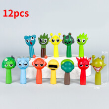 (12pcs D) Robot Incredibox Sprunki Action Figure Model Cartoon Toy Gift Kids Decoration