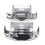 Chrome Front Rear Tip for Glide Road 2