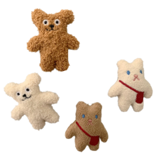 3D Bear Plush Toy Fridge Magnets Fridge Magnets Home Decoration