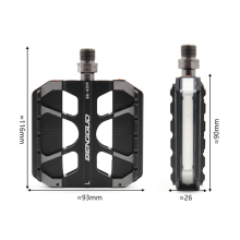 BENGGUO Aluminum Alloy LED Bicycle Pedal Adjustable Light