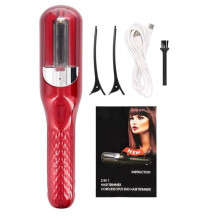 (Red) Cordless Split End Trimmer -Repairand CareSystem, New Year Gift, ChristmasGift