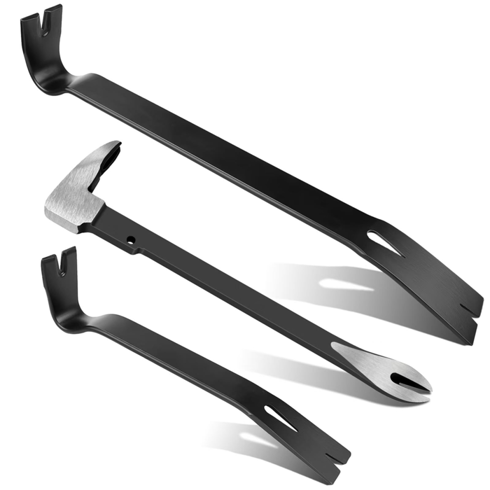 3 Piece Pry Bar Set for Home Remolding&Woodworking
