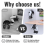 Stand Bracket for Headset Table Bottom Storage Bracket Black 5
