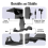 Stand Bracket for Headset Table Bottom Storage Bracket Black 2