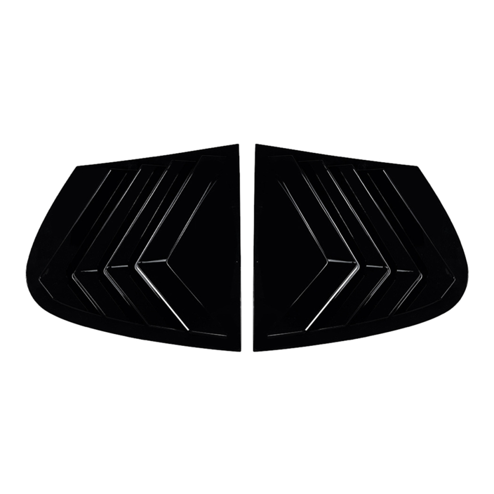 Car Louvers Shutters Blinds Cover Trim For ,Glossy Black 4852137640682
