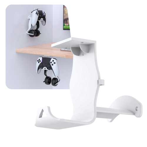 Stand Bracket for Headset Table Bottom Storage Bracket White 2