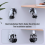 Stand Bracket for Headset Table Bottom Storage Bracket White 6