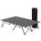 Outsunny Outsunny Double Camping Folding Cot Portable Sleeping Bed, Charcoal Grey 6