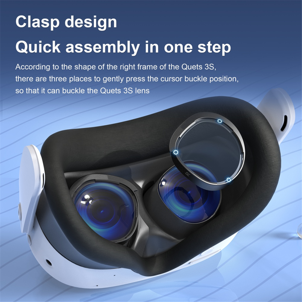 Ensemble de protections d'objectif HD anti-lumière bleue pour accessoires Meta,