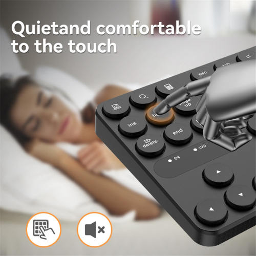 Rechargeable Double Bluetooth Number Pad Wireless Numeric Keypad 2