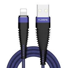 (Blue,2M)Für Lightning USB Ladegerät Ladekabel Daten Sync Kabel für 8 7 6s 6 5 X Kabel