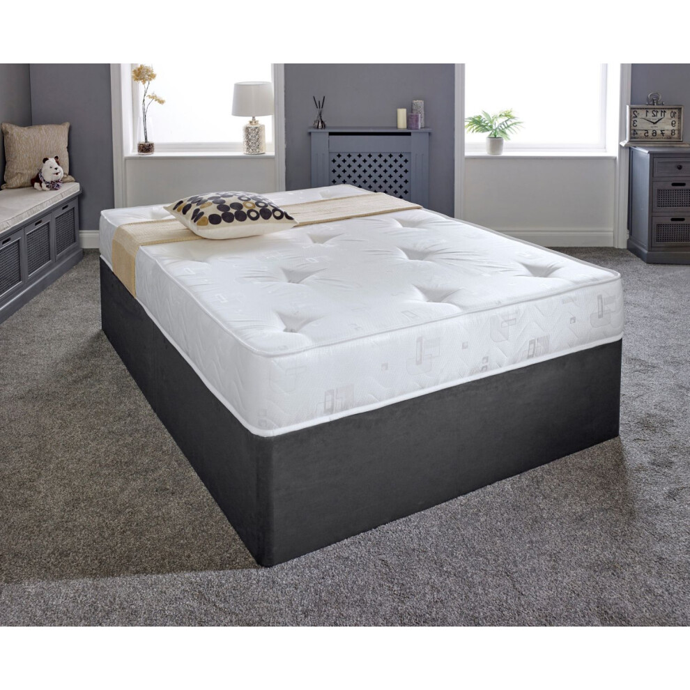 (4ft6 Double Mattress - 135cm x 190cm) Hand-Tufted Innerspring Mattress - 9" Deep, Medium Soft Comfort-image-OPC-PHCHH2N-NEW