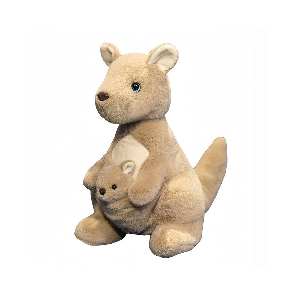 (22CM) Simulated Plush Kangaroo Toy Cartoon Animal Doll Room Gift Festival Decoration-image-OPC-PHF57QB-NEW