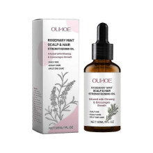 OUHOE Rosemary Hair Oil, improves dry and frizzy, moisturizing, smoothing, scalp massage hair oil