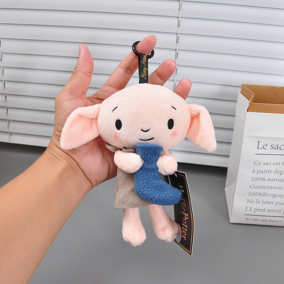 (16cm) Potter Harry Dobby Stuffed Plush Toys Keychain Cartoon Gift Children Ornament