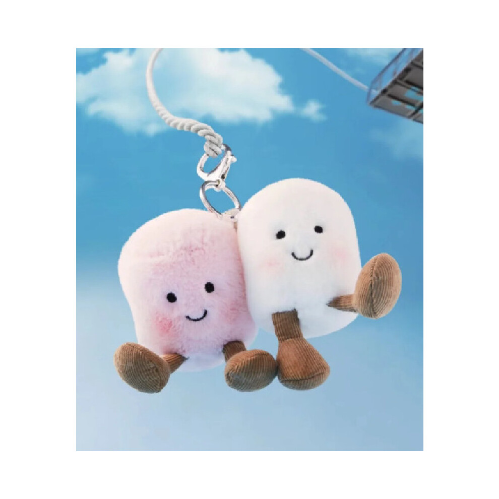 Plush Candy Cotton Keychain Backpack Pendant Cartoon Toy Gifts Keyring Doll