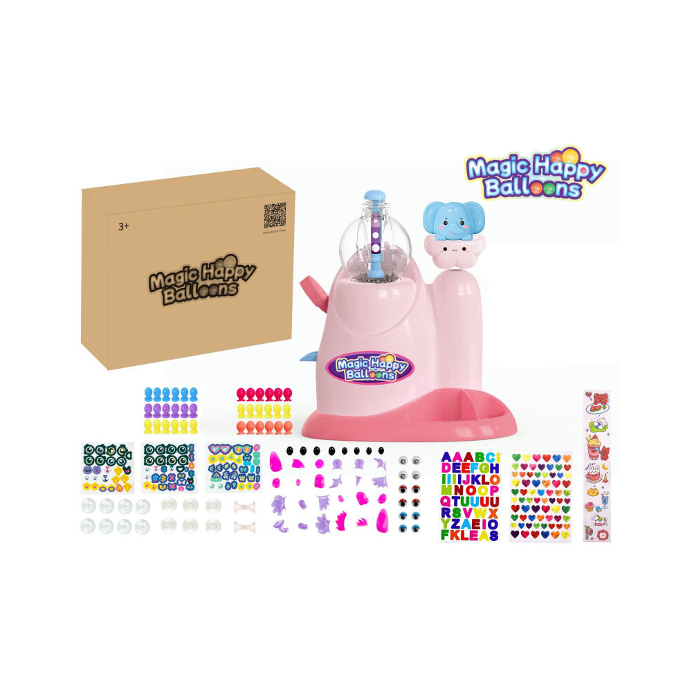 (Elephant) Happy Balloons Magic Diy Sticky Balls Inflatable Bubble Toys Creative Machine