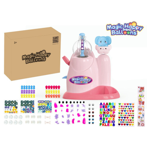(Elephant) Magic Happy Balloons Diy Sticky Balls Inflatable Bubble Machine Toys Creative