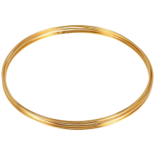 8 Pack 10 Inch Gold Dream Catcher Metal Rings Floral Hoops Wreath