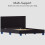Vida Designs (Small Double, Black) Lisbon Faux Leather Upholstered Bed Frame UKFR 6