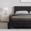 Vida Designs (Double, Black) Lisbon Faux Leather Upholstered Bed Frame UKFR 5