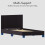 Vida Designs (Single, Brown) Lisbon Faux Leather Upholstered Bed Frame UKFR 5
