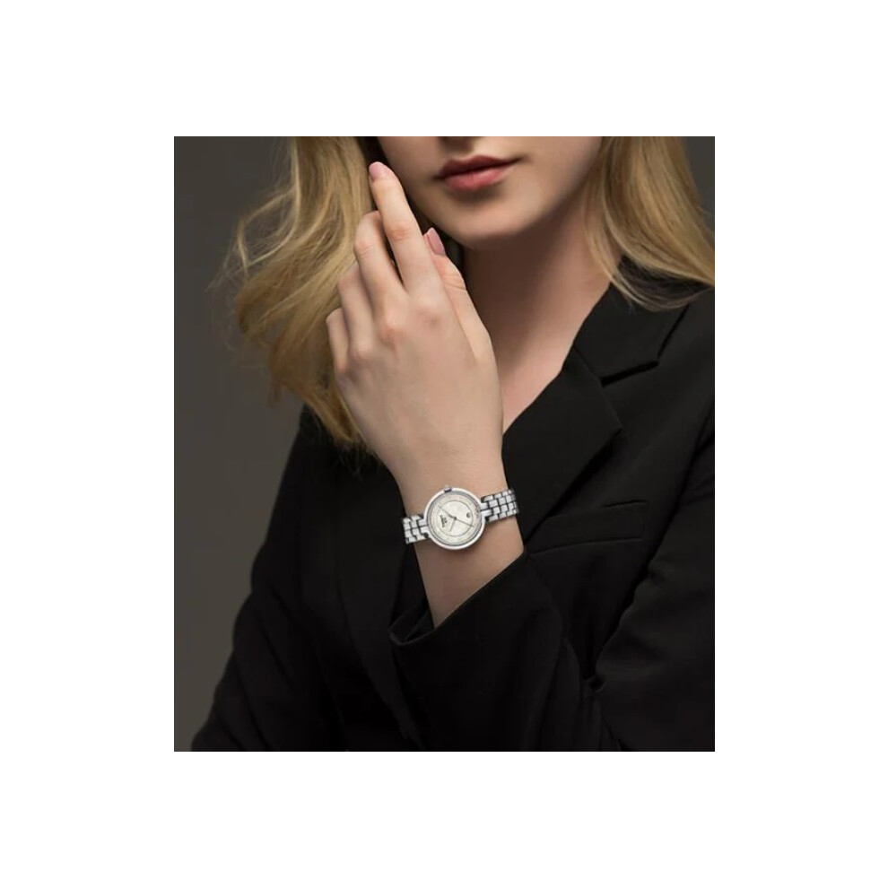 TISSOT T094.210.11.116.01 WOMENS WATCH WHITE STRAP & WHITE DIAL