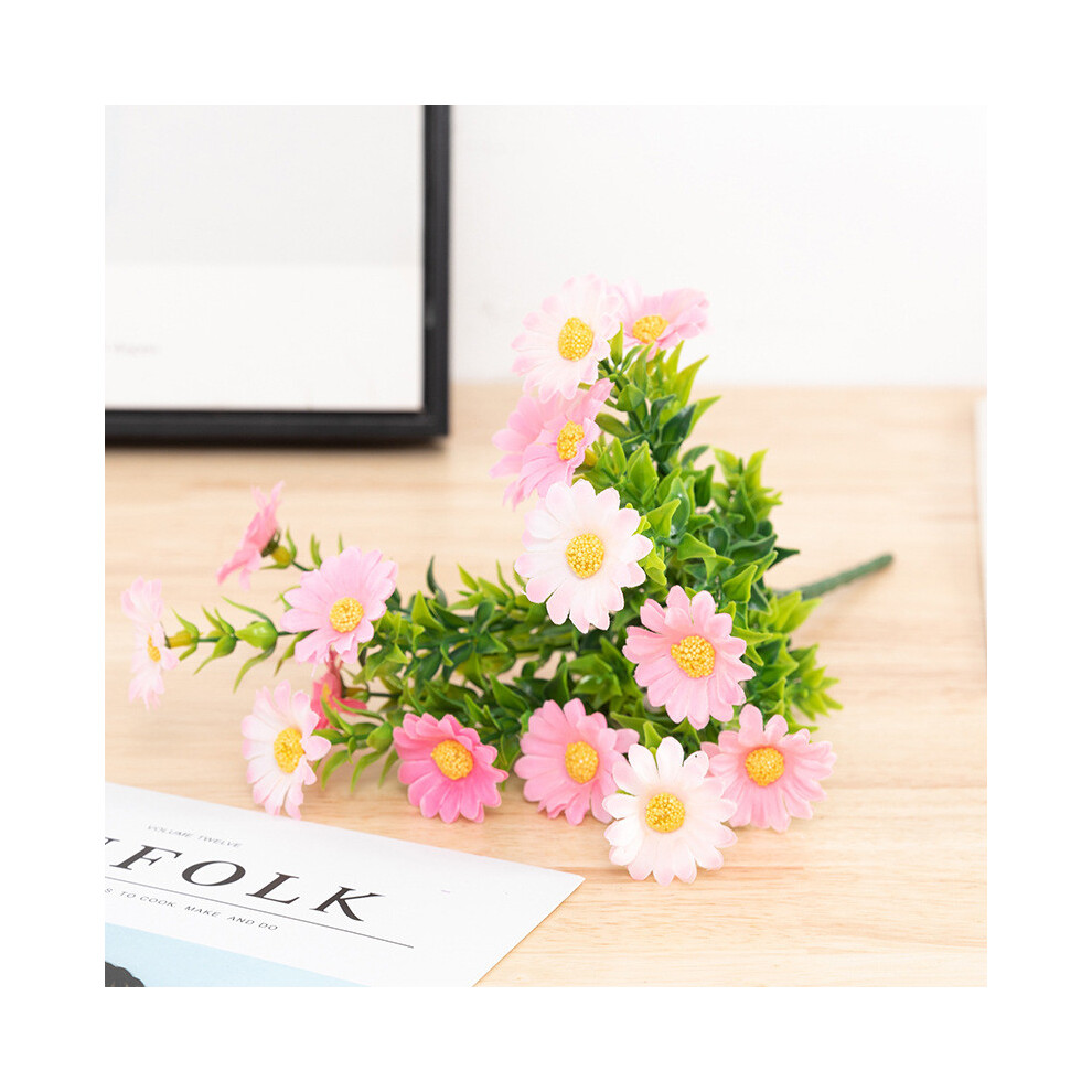 (Light Pink)Simulation de marguerite fleur décoration maison paysage frais décoration fleurs faux